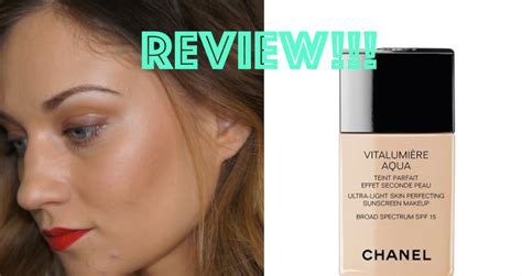 chanel lumiere aqua foundation review|Chanel vitalumiere foundation boots.